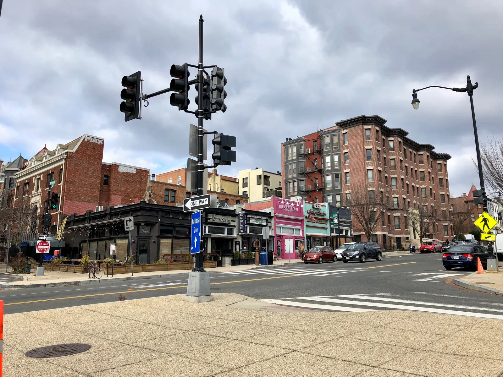 18th Street NW in the Adams Morgan nightlife strip, Washington, D.C.