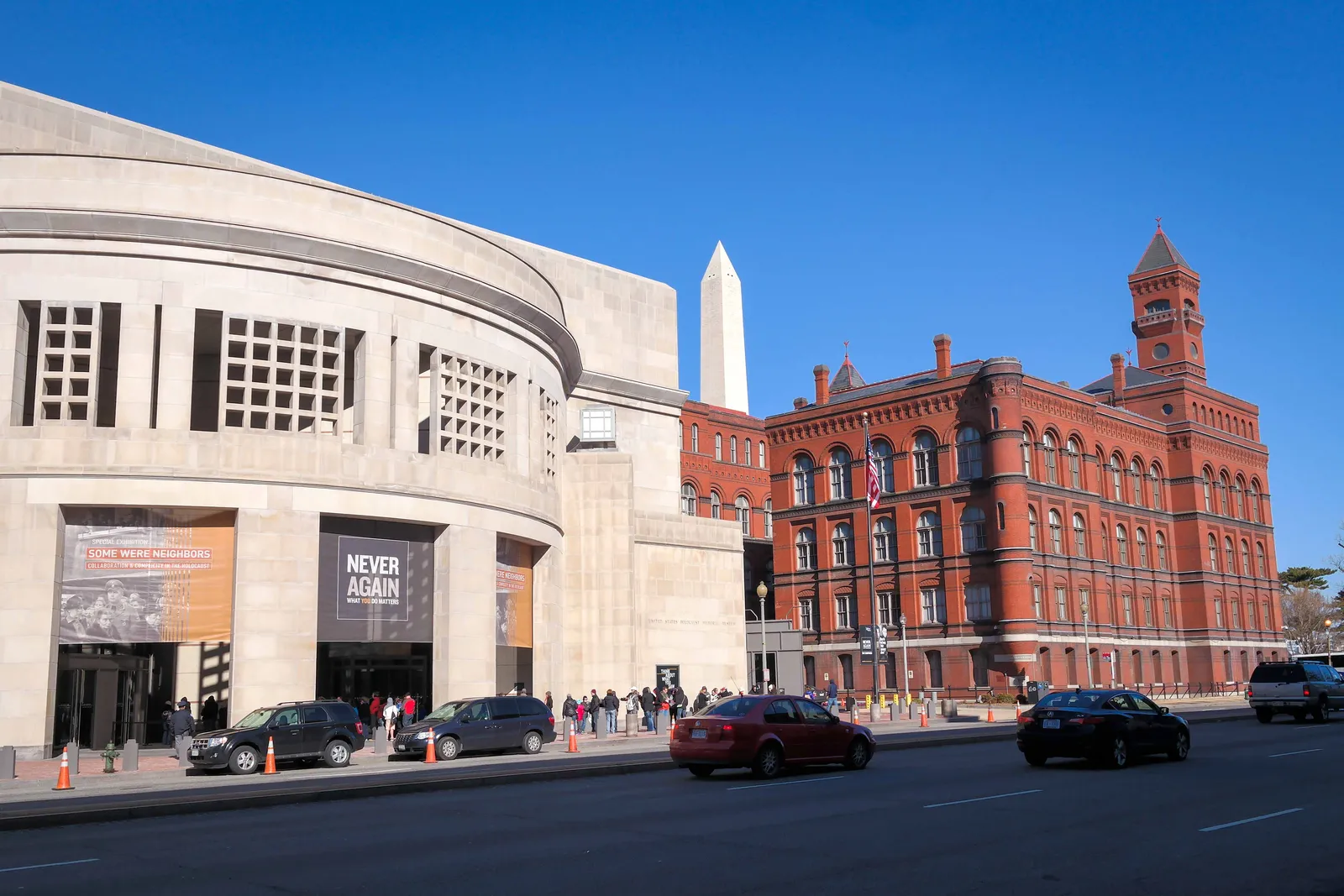 The United States Holocaust Memorial Museum building in Washington, D.C.