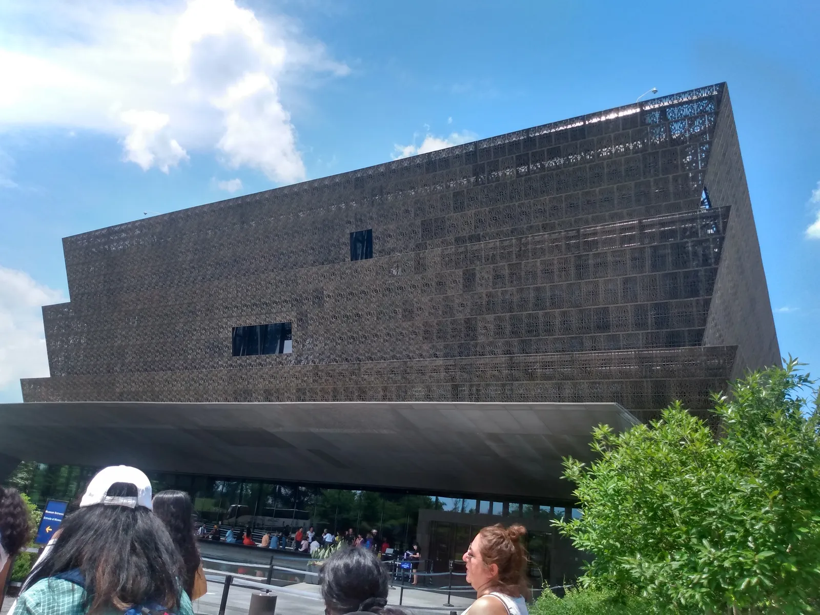 The bronze-clad corona of the National Museum of African American History and Culture
